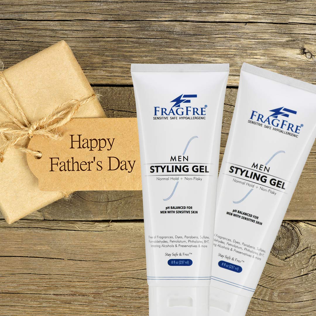 FRAGFRE unscented hair gel ready to style without overpowering scents.