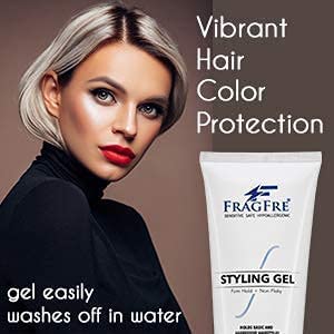 FRAGFRE anti-humidity action demonstrates frizz control in damp conditions