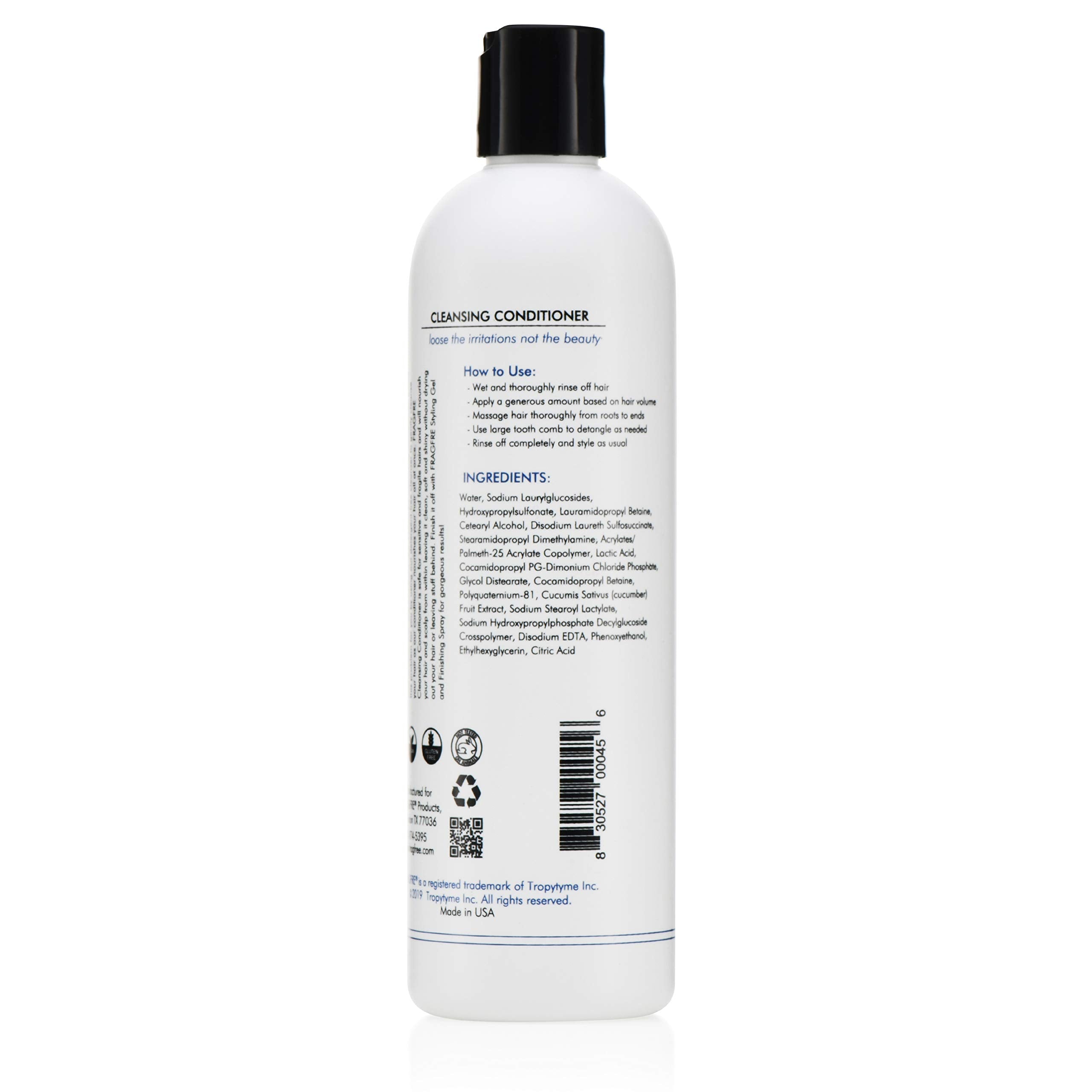 FRAGFRE lush hair texture close-up invites feeling refreshed and volumized