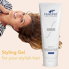 FRAGFRE odorless styling gel providing reliable daily hold.