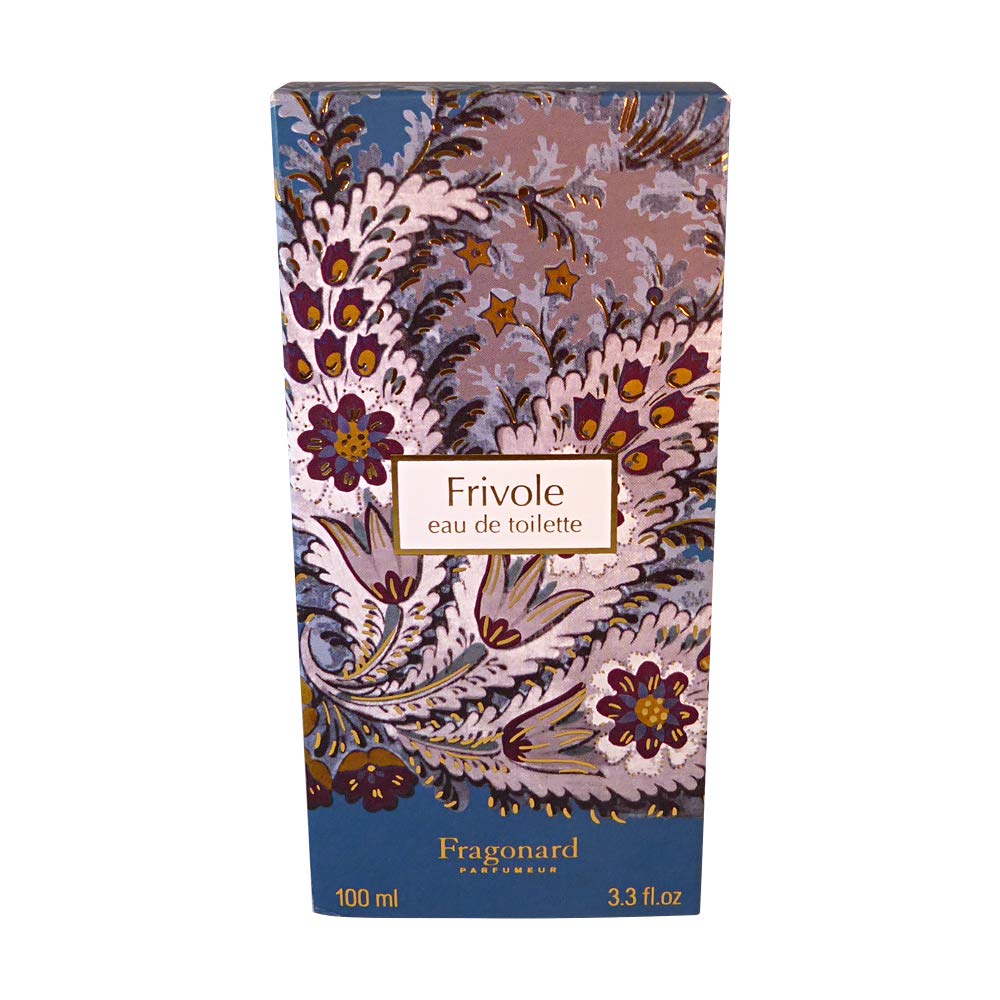 Fragonard Frivole EDT cap close-up showing elegant bottle finish