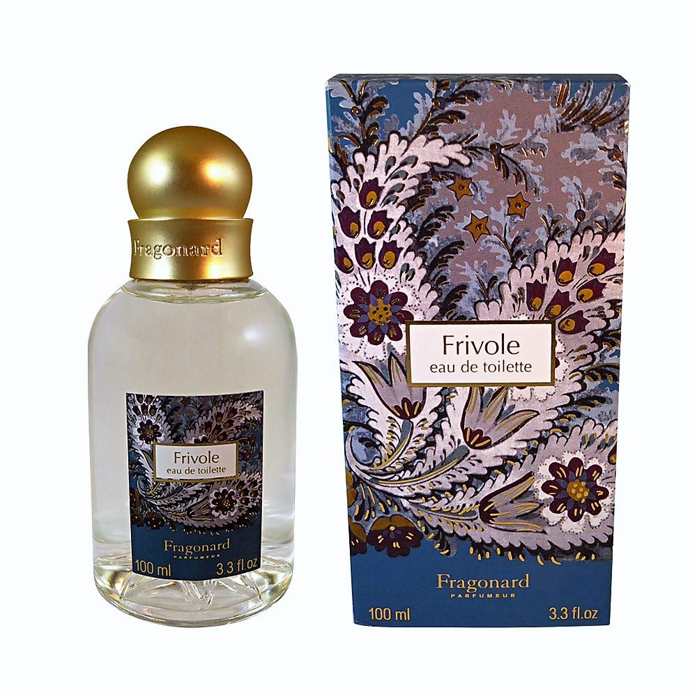 Fragonard Frivole EDT bottle front view with crisp citrus and floral notes for daily freshness