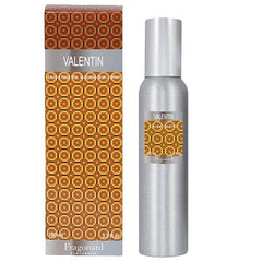 Fragonard Valentin 100ml spray bottle, front view, ideal for daily wear.