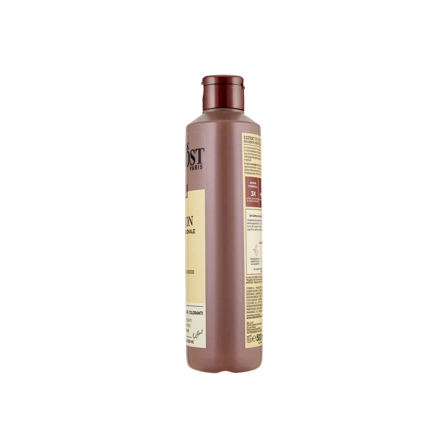 Ingredients of Franck Provost Paris Shampoo Expert Nutrition: shea butter and coconut oil