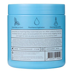 frank body Barrier Body Cream whipped texture close-up for rich hydration