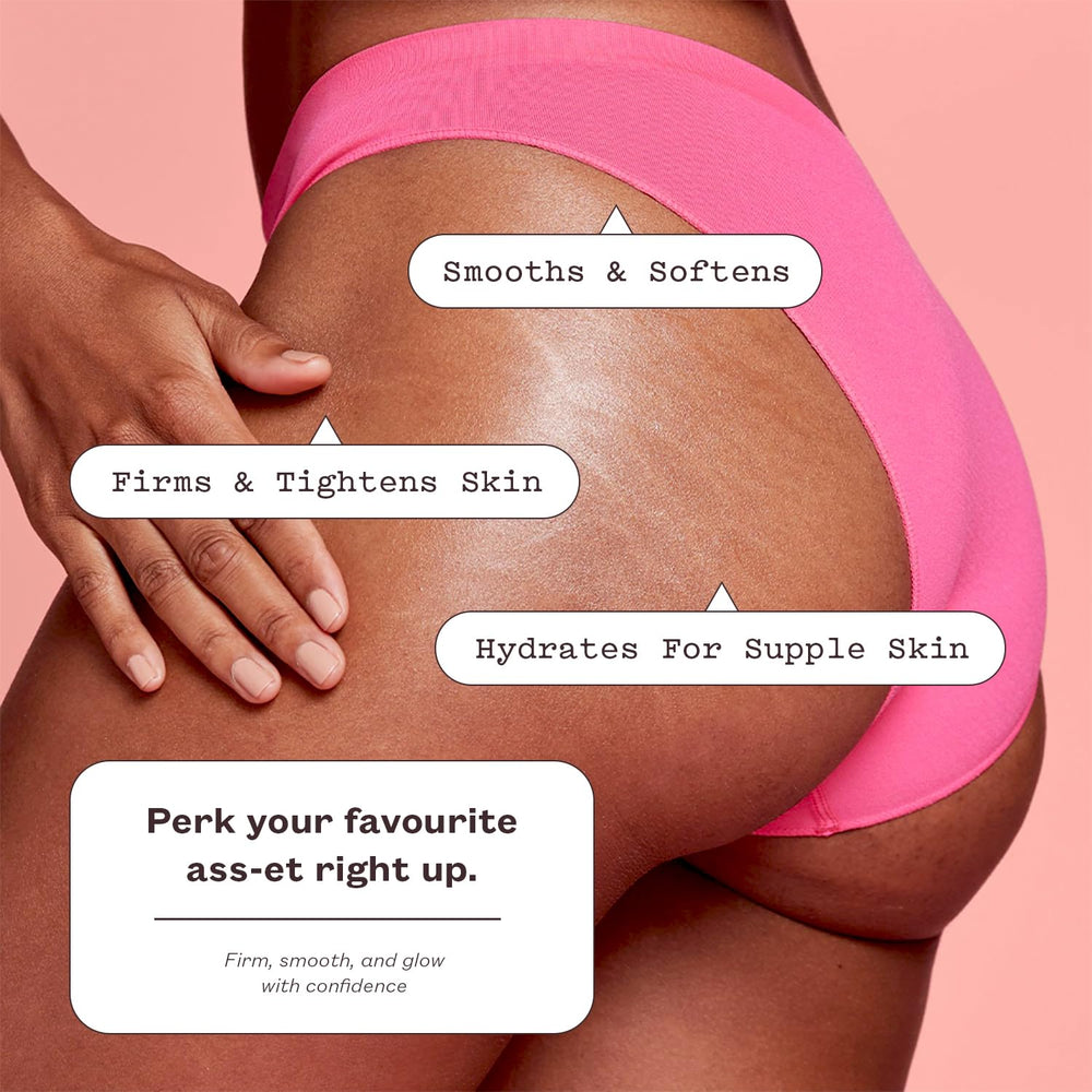 Booty Drops par frank body – gouttes directes sur peau propre pour une absorption optimale.