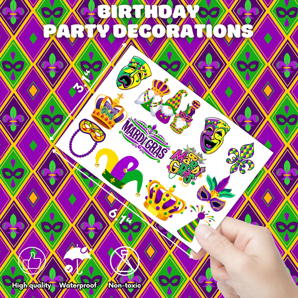 Frawharmone party favors tattoos ideal for birthdays and carnivals