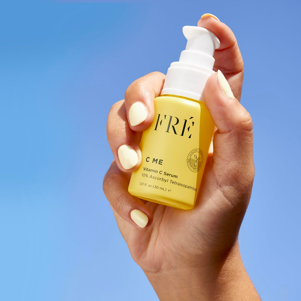 FRÉ C ME ingredients spotlight featuring 10% VC-IP and argan oil
