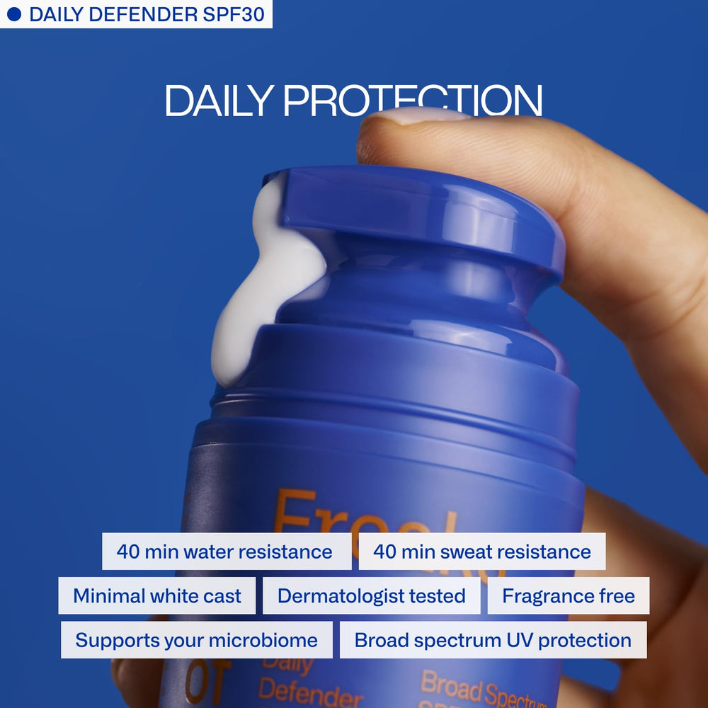 Freaks of Nature Daily Defender SPF 30 tube for everyday sun safety