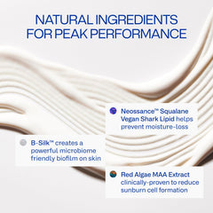 Freaks of Nature Peak Performance SPF 50 ingredient-squalane emphasizes hydration