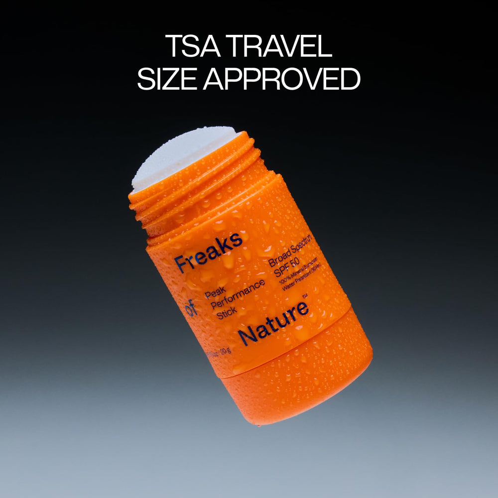 Smooth texture of Freaks of Nature Sun Stick on skin with light, non-greasy finish.