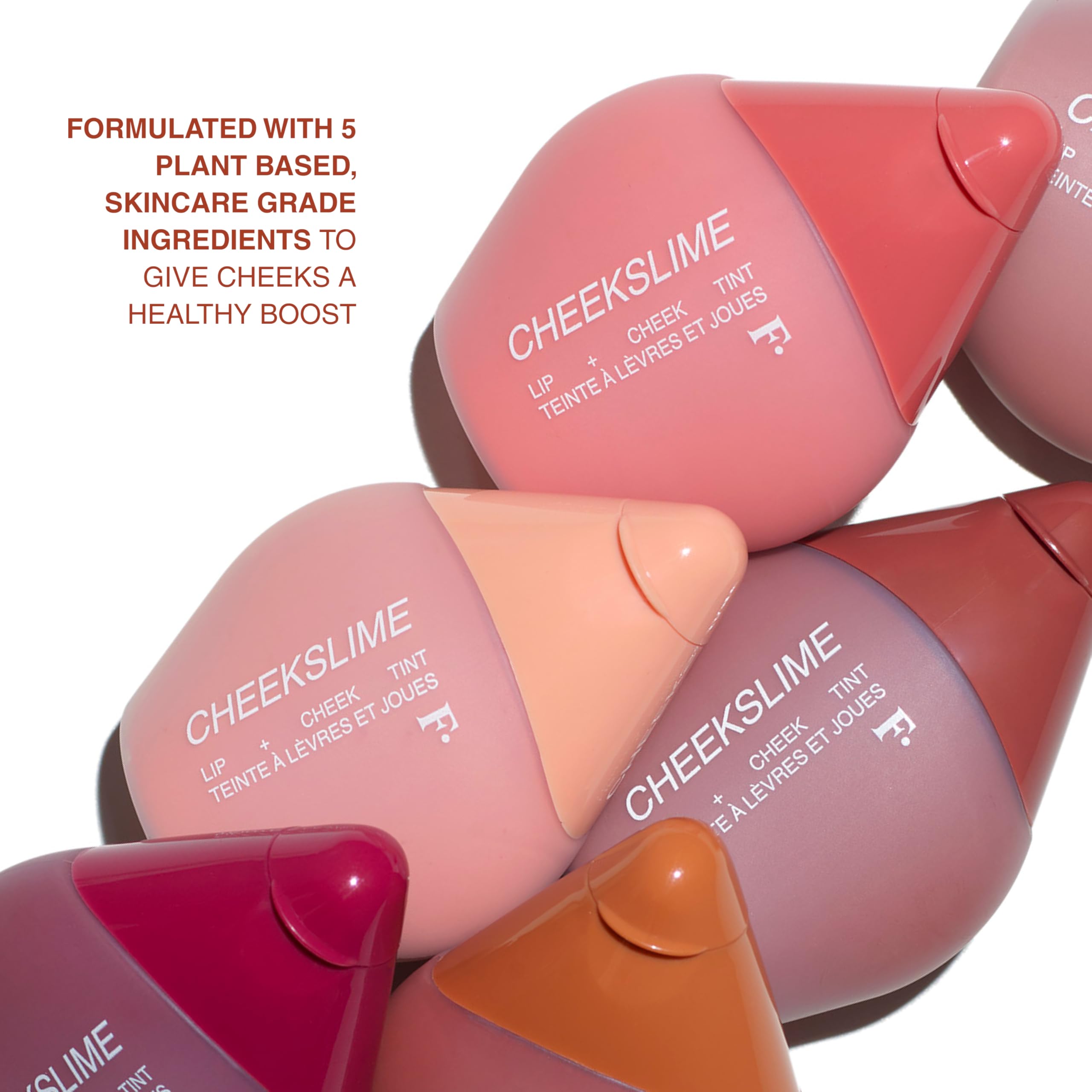 Freck Beauty Cheekslime cheek swatch reveals natural, lasting flush on skin