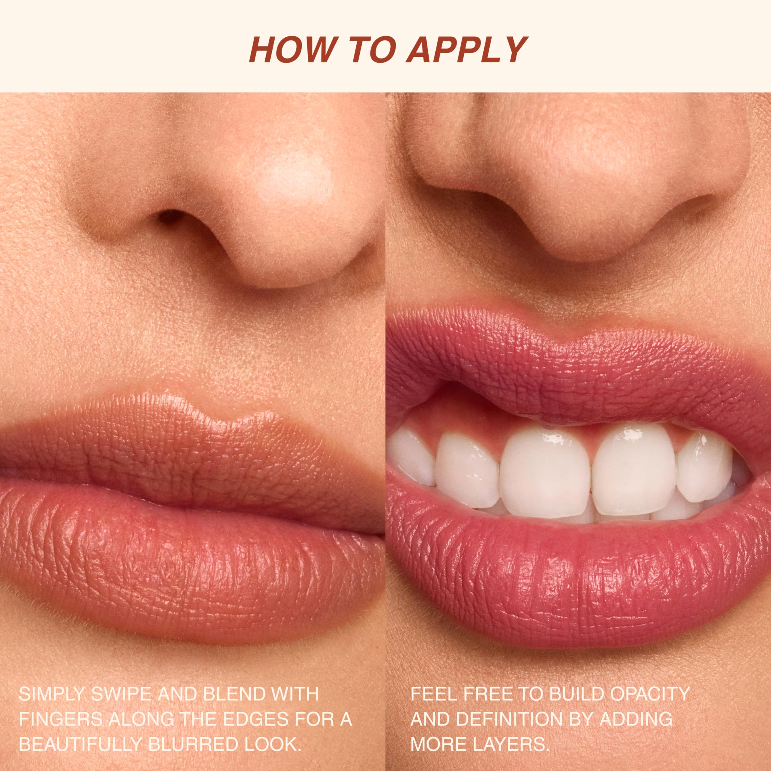 Freck Beauty MAIN CHARACTER Rose Brown matte finish swatch for versatile looks.