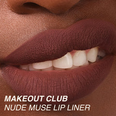 Freck Beauty Makeout Club Lip Liner swatch demonstrating smooth, easy application.
