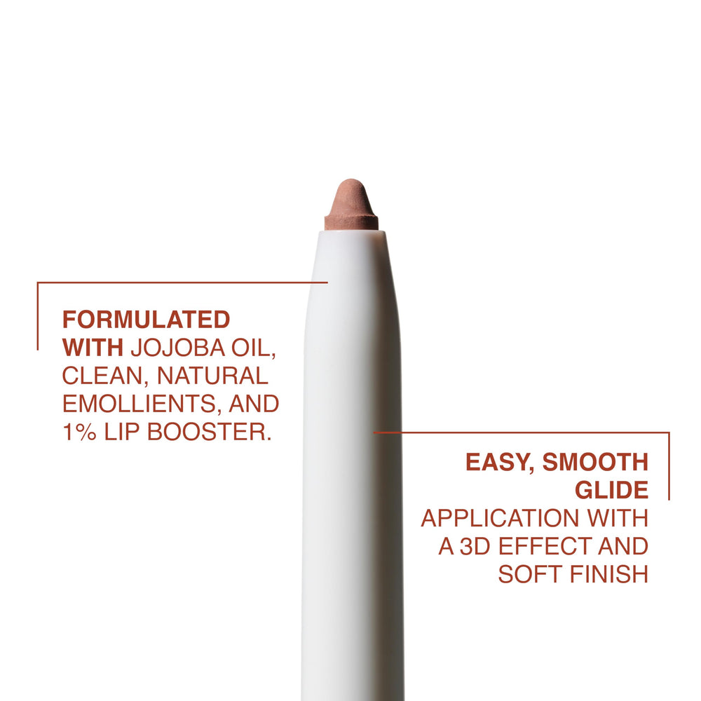 Freck Beauty Makeout Club Lip Liner long-wear formula resists feathering on the lips.