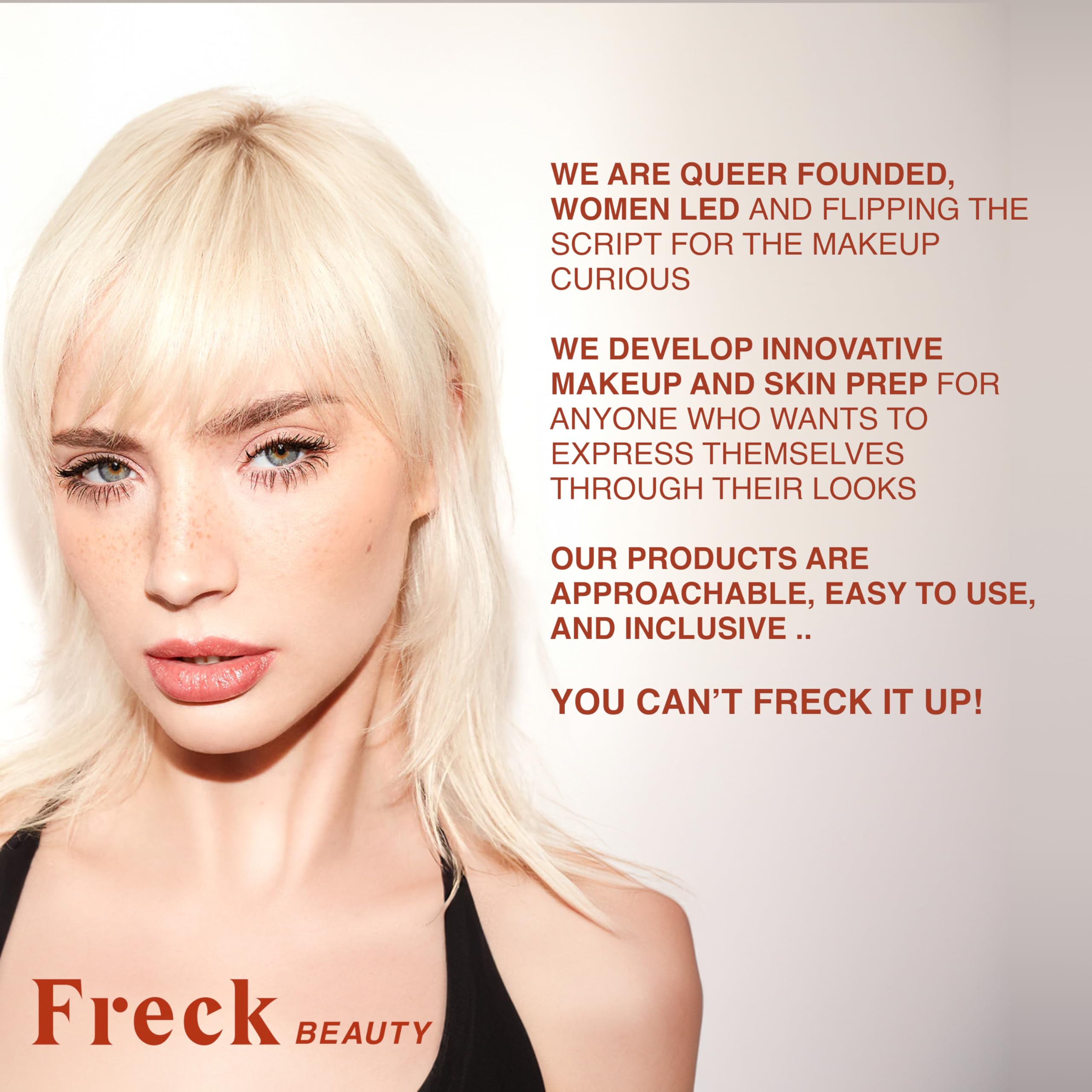 Freck Beauty Makeout Club Lip Liner packaging and pencil design for travel-friendly use.