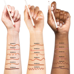 Freck Beauty Makeout Club Lip Liner smudge-resistant pencil in use.