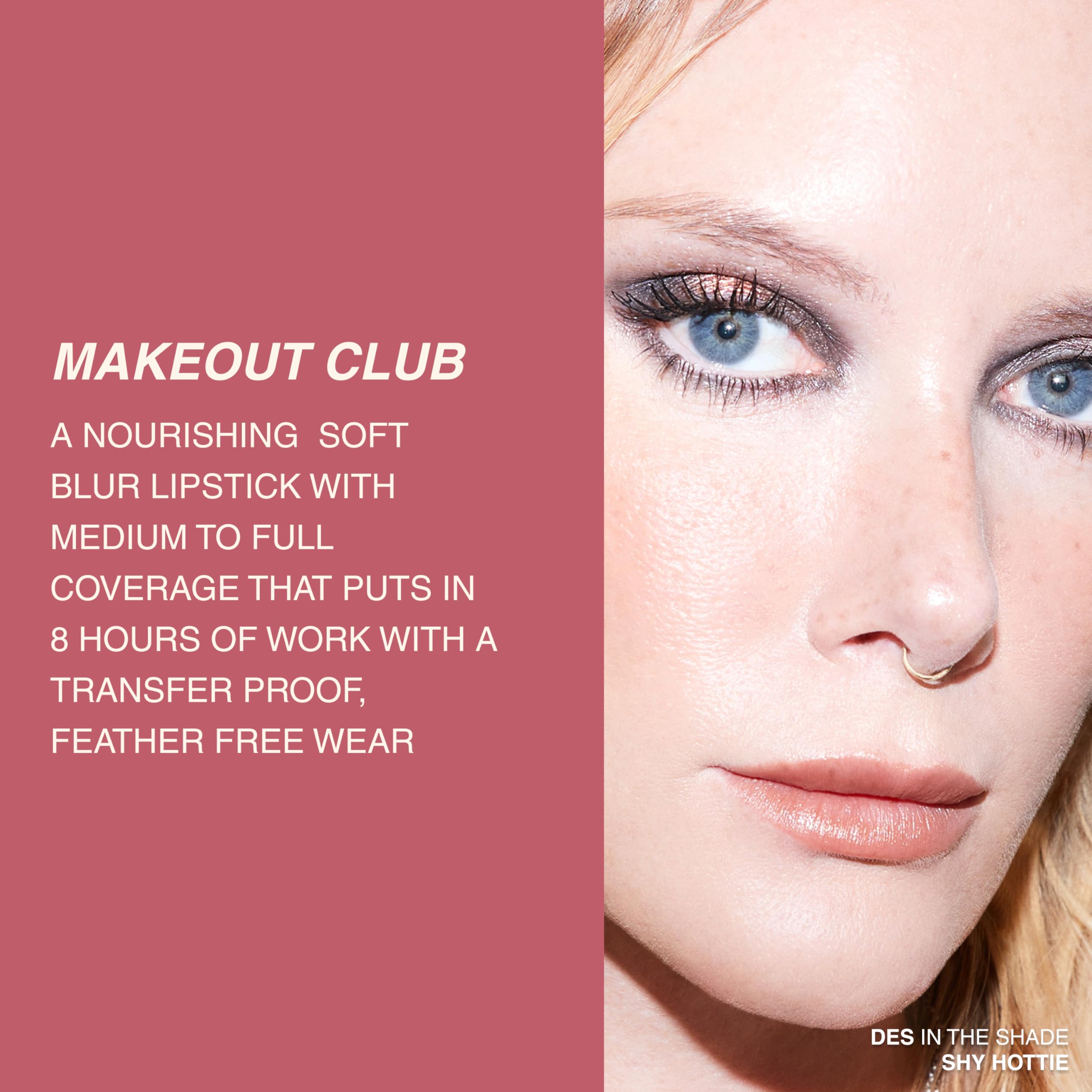 Diverse skin tone swatches of Freck Beauty MAKEOUT CLUB shades for universal FLATTERing looks.