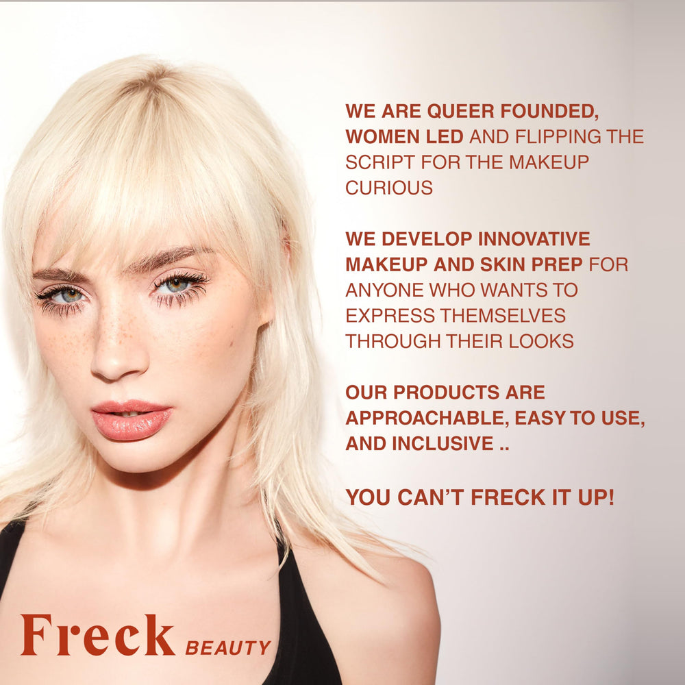 Dark brown Freck Beauty MAKEOUT CLUB shade delivering bold, wearable color.