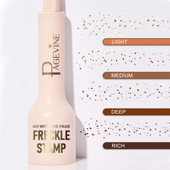Freckle Stamp waterproof stain close-up highlighting smudge resistance