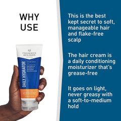 Frederick Benjamin Daily Hydrator cream closeup highlighting rich texture for hydration