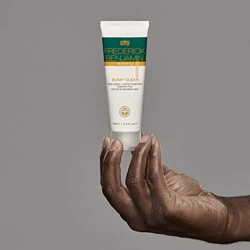 Frederick Benjamin Post Shave Hydrating Lotion bottle side view highlighting compact size