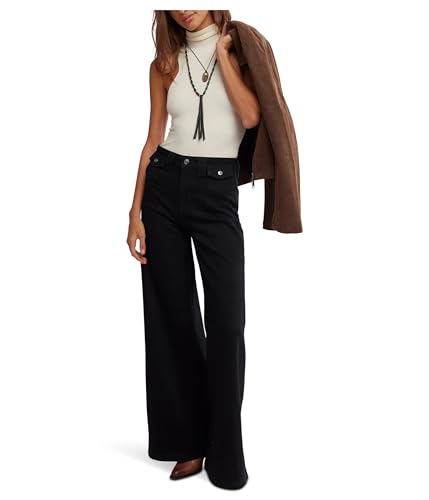 Free People Kellee High-Rise Palazzo full ensemble styling for day-to-night versatility.