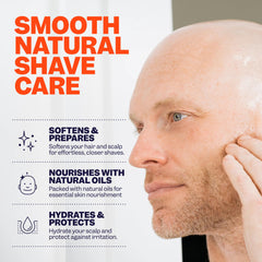 Freebird sandalwood aroma elevates daily grooming with a masculine scent.