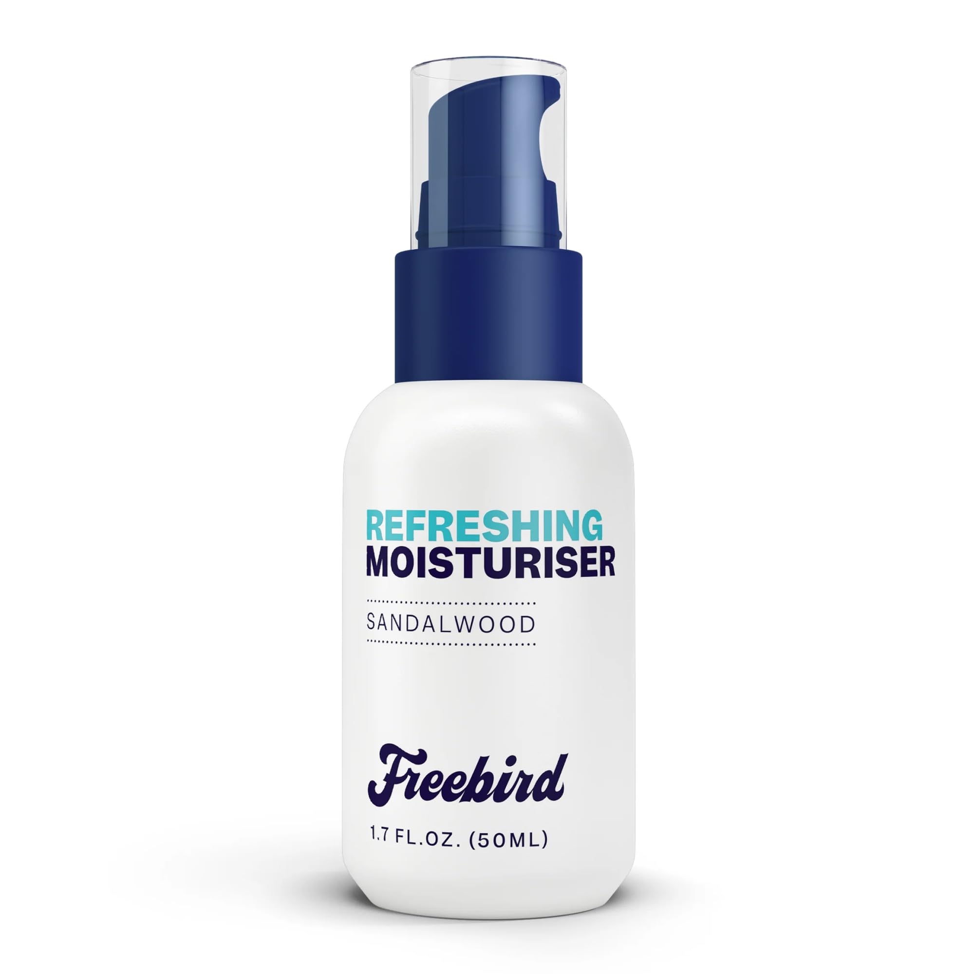 Freebird Scalp Moisturizer bottle-front showing refreshing hydration for bald heads.