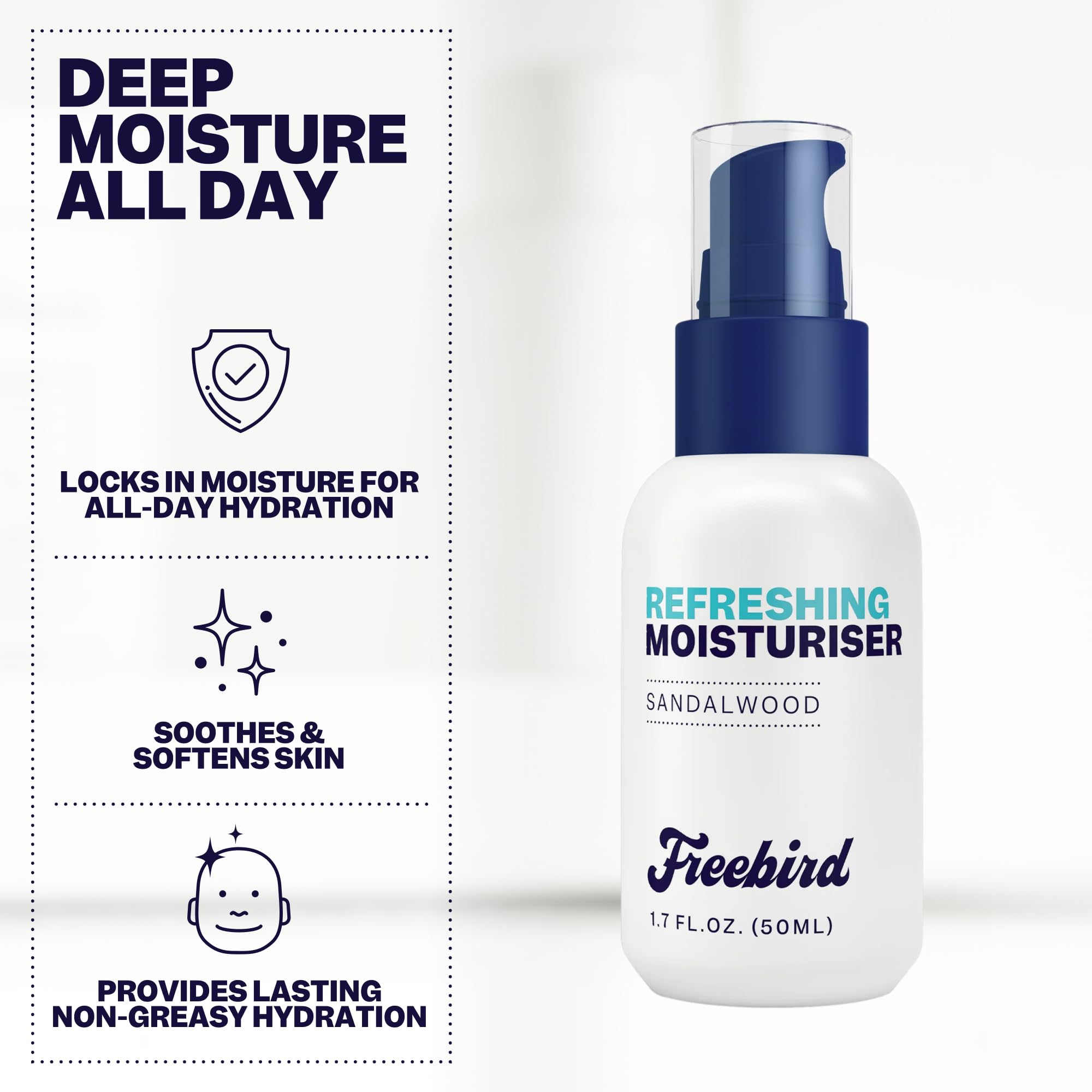 Freebird Scalp Moisturizer travel-size packaging for on-the-go care.
