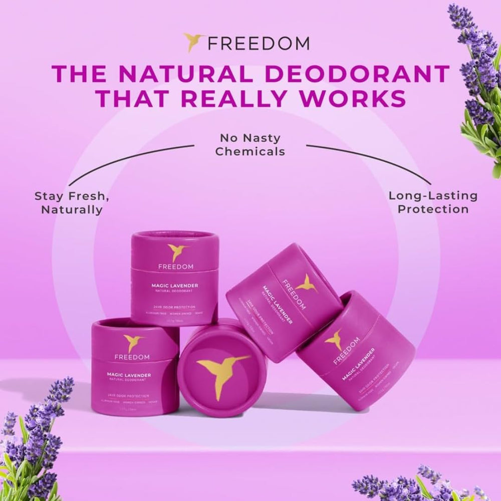 Freedom mini 0.6 oz travel size fits in bags for on-the-go refreshment