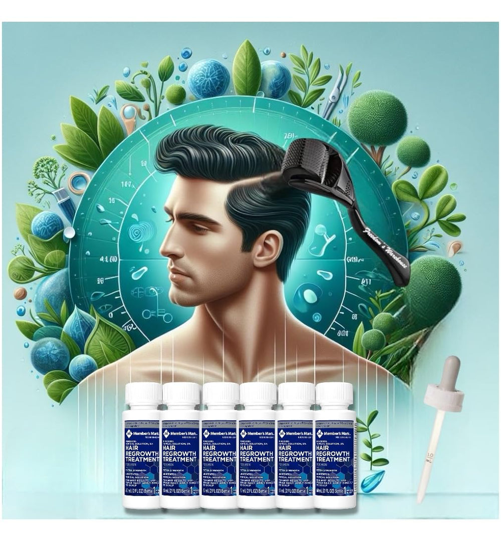Freedom's Warehouse minoxidil 6-month supply supports consistent use.