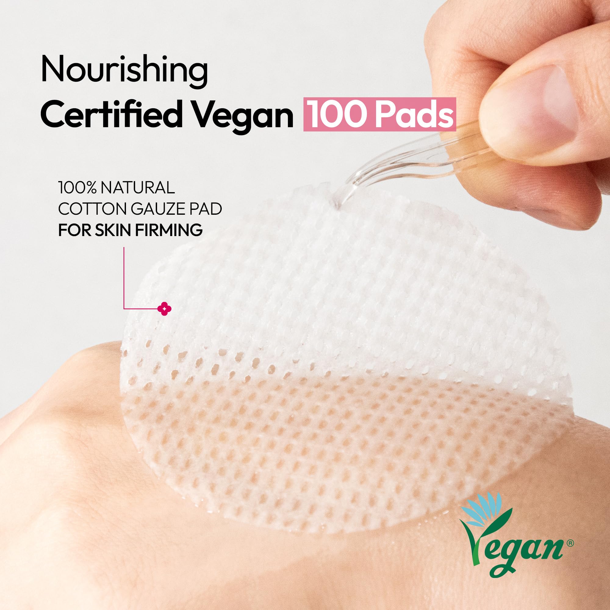 FreeGo Deep Collagen pad in hand for an easy skincare routine
