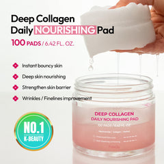 FreeGo Deep Collagen pads stack, ready for quick toning