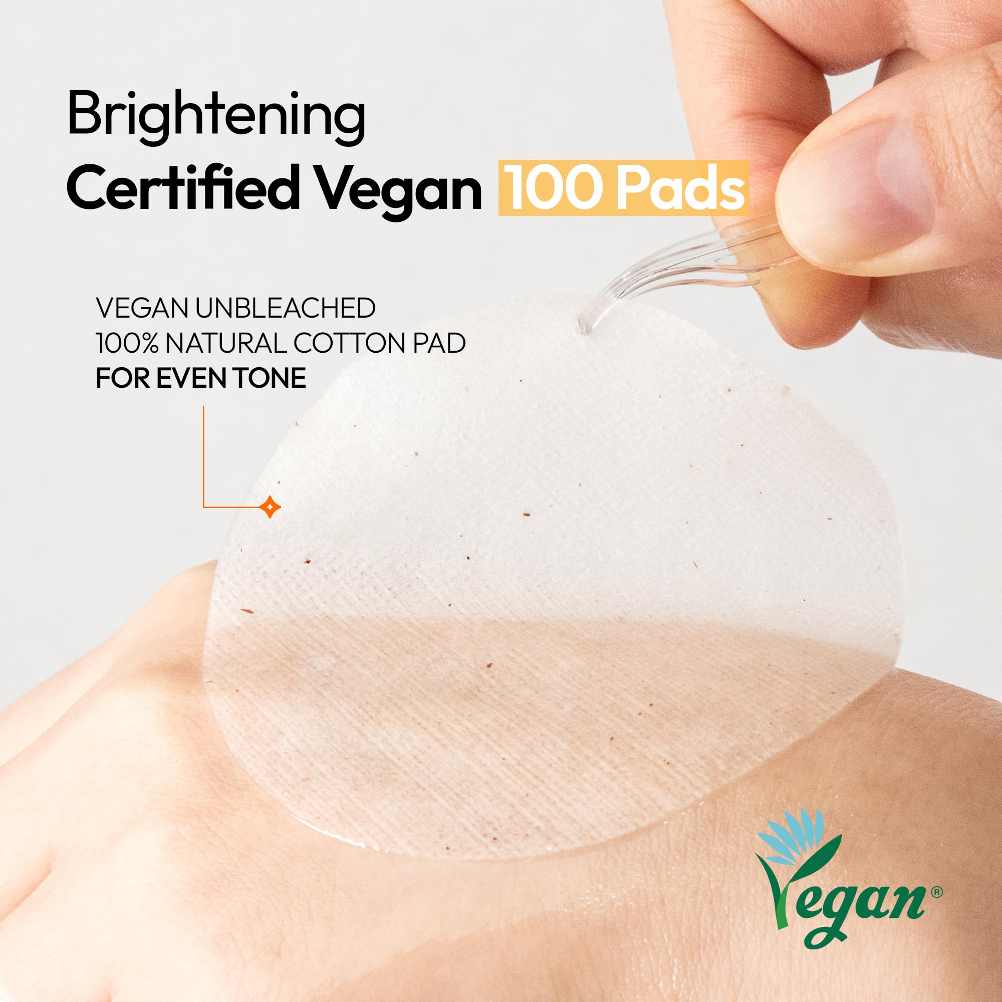 FreeGo Pure Vitamin C Pad on skin demonstrating glow and even tone