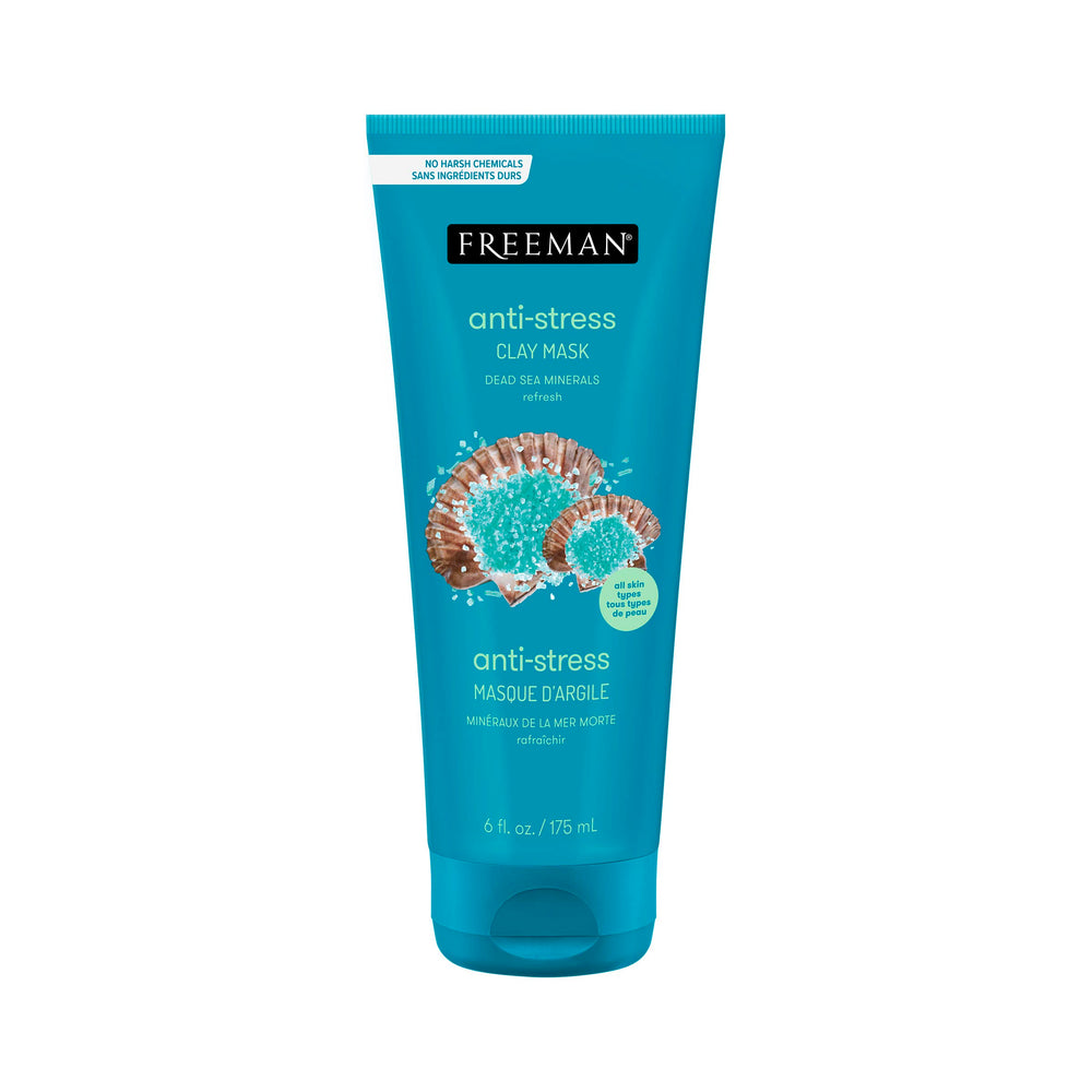 Freeman Anti-Stress Clay Mask with Dead Sea minerals refreshing the skin
