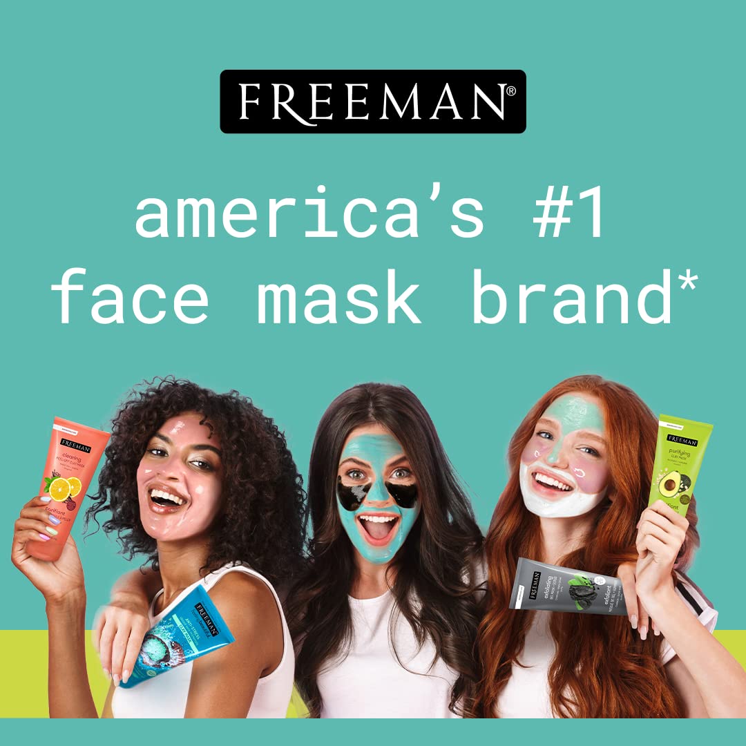 Freeman avocado oatmeal masque ingredients close-up, avocado and oats nourishing the complexion.
