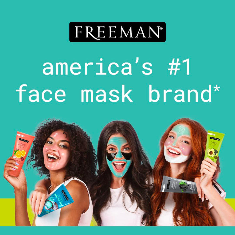 Freeman avocado oatmeal masque ingredients close-up, avocado and oats nourishing the complexion.