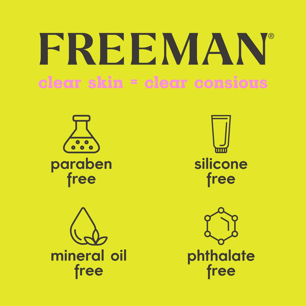 Freeman Dead Sea minerals ingredient highlights mineral-rich formula