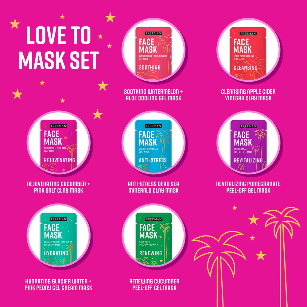 Freeman Love to Mask cucumber peel-off mask for refreshing skin and easy removal.