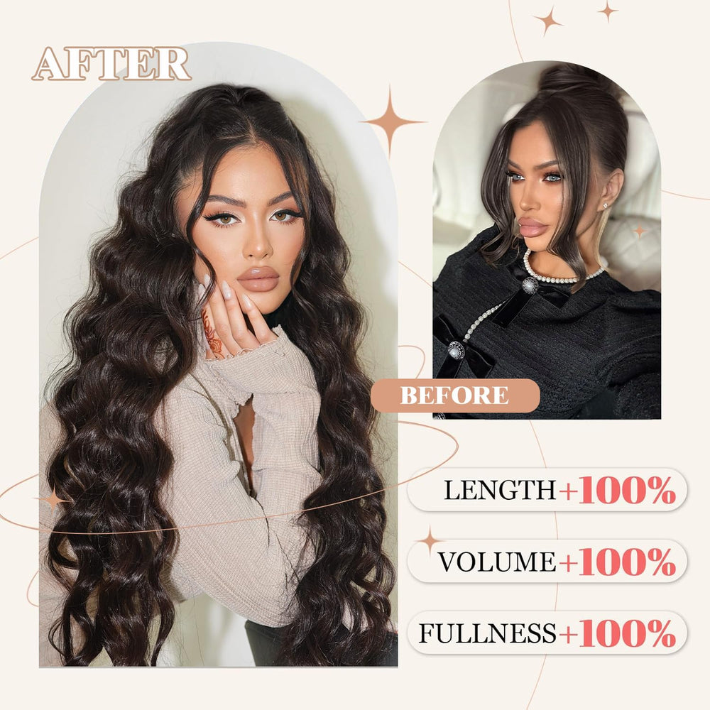 Breathable inner mesh on FREEMEIGE drawstring ponytail for comfortable wear.