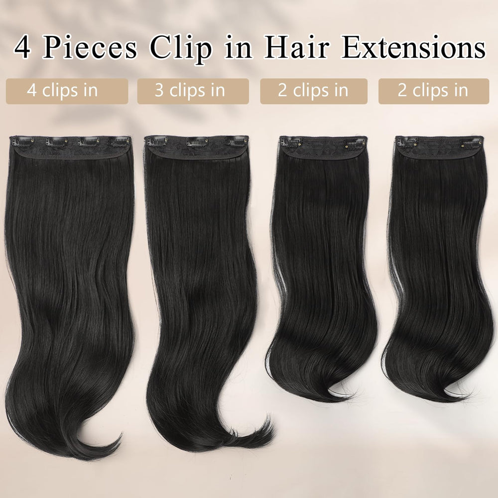 FREEMEIGE clip-ins secured for a comfortable, secure wear all day.