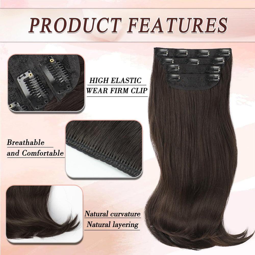 FREEMEIGE layered 20-inch extensions for natural curvature