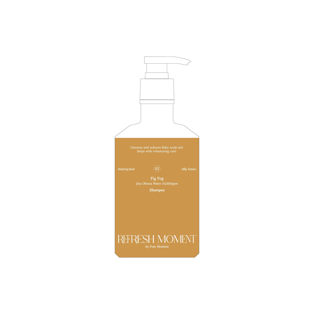 Freemoment Perfume Shampoo bottle in shower setting for daily routine
