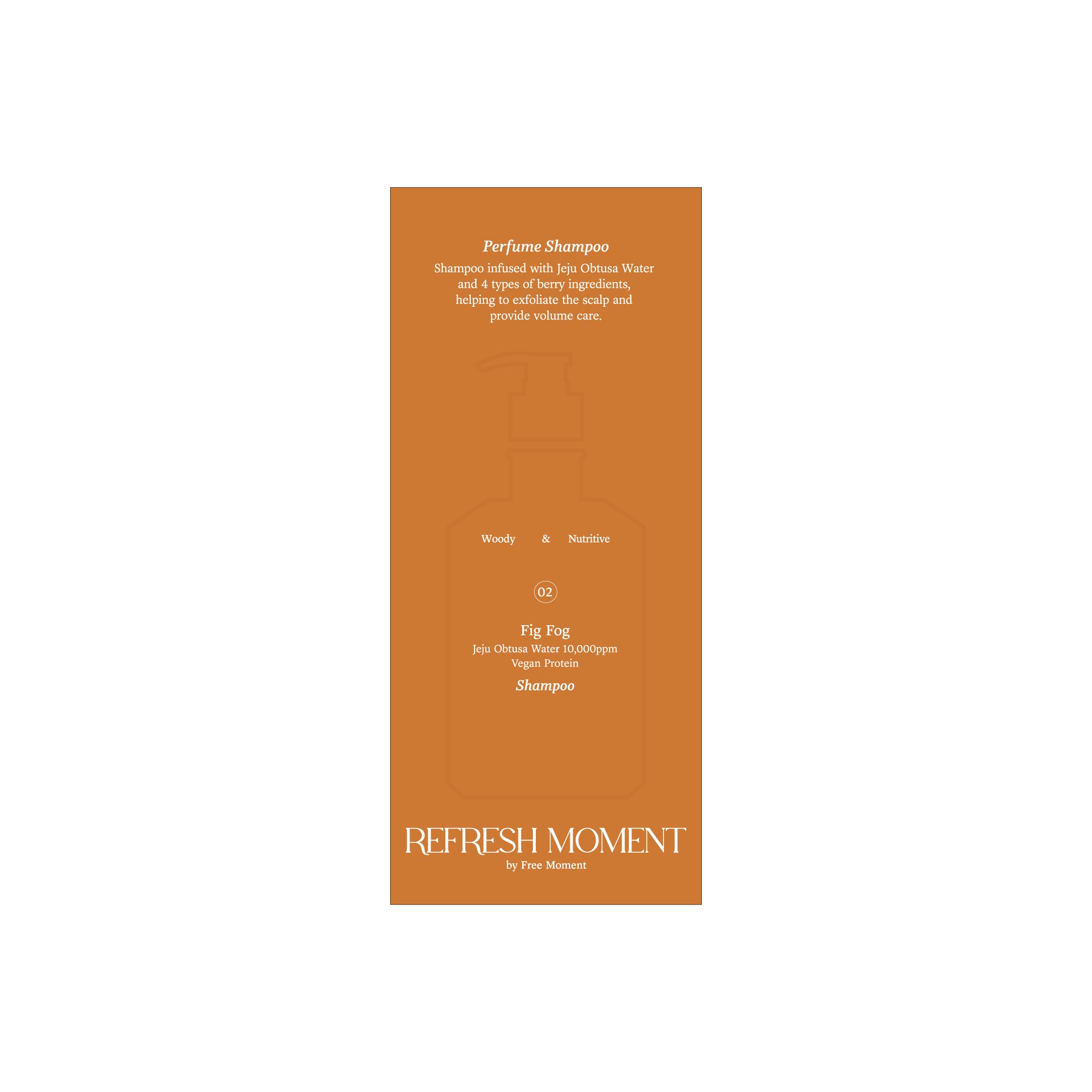 Freemoment Perfume Shampoo foam from lather on hair for gentle cleansing