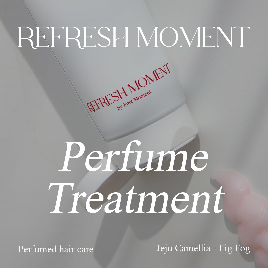 Pouring FREEMOMENT Refresh Moment for a quick daily hair routine