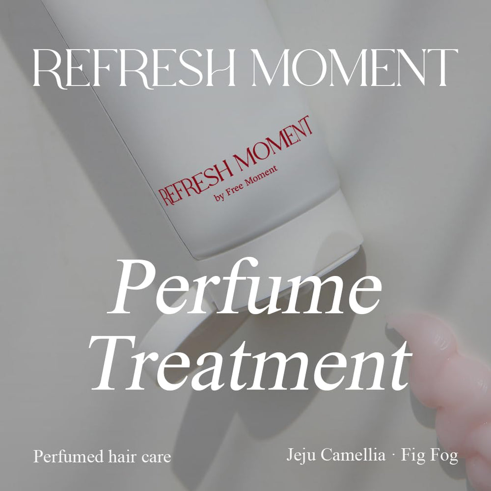 Pouring FREEMOMENT Refresh Moment for a quick daily hair routine