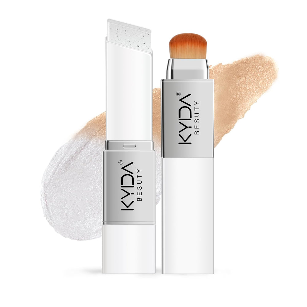 FREEORR color-changing foundation stick swatch on skin showing natural blend