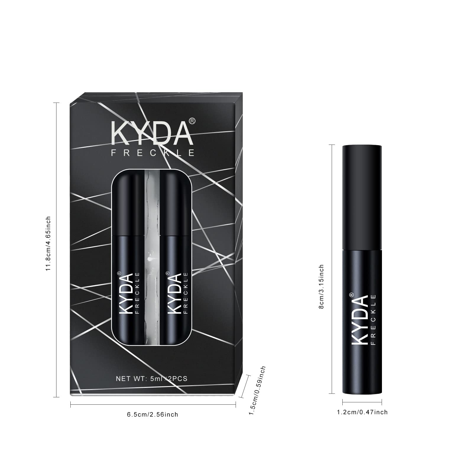 FREEORR 5 ml x 2 set supports long-lasting, color-rich freckles.