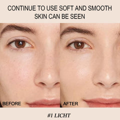 Freeorr matte finish minimizes shine for all-day wear.